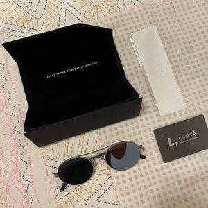 Liinta round mirrored sunglasses